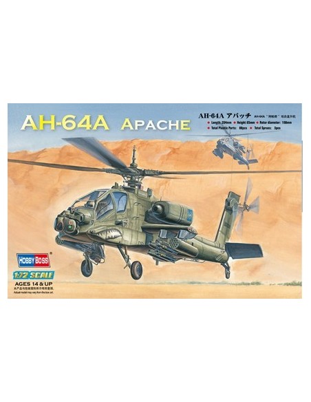 1:72 AH-64A  Apache Attack Helicopter