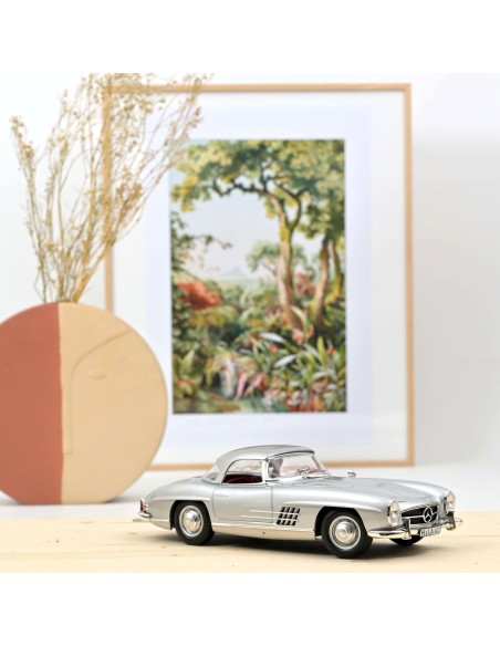 1:18 Mercedes-Benz 300 SL Roadster 1957 -Silver