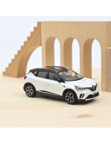 1:43 RENAULT CAPTUR 2020 PEARL WHITE & BLACK