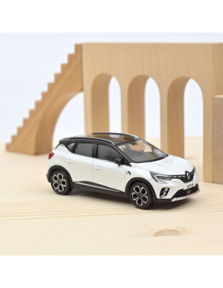 1:43 RENAULT CAPTUR 2020 PEARL WHITE & BLACK