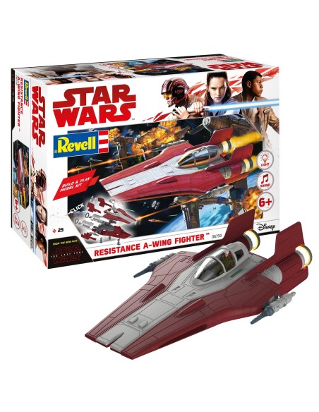 RESISTANCE A-WING FIGHTER RED