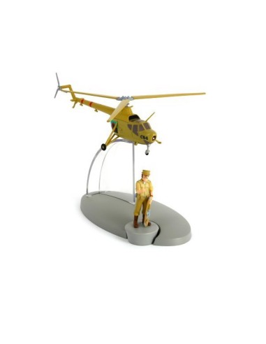 PLANE TINTIN 22-HELICOPTERE ARMEE SAN TEODOROS