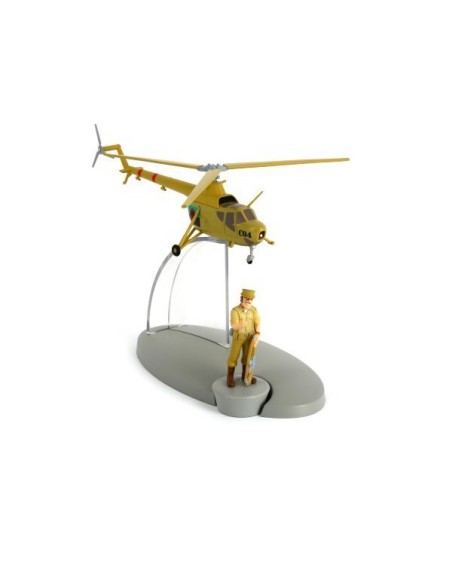 PLANE TINTIN 22-HELICOPTERE ARMEE SAN TEODOROS