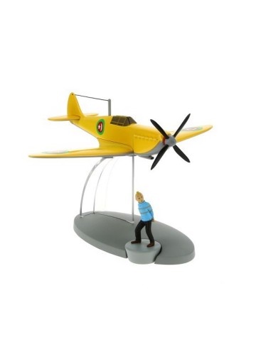 PLANE TINTIN  29- AVION JAUNE DE L'EMIR