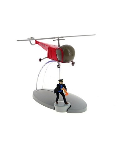 PLANE TINTIN 36- BORDURIAN AGENTS' HELICOPTER