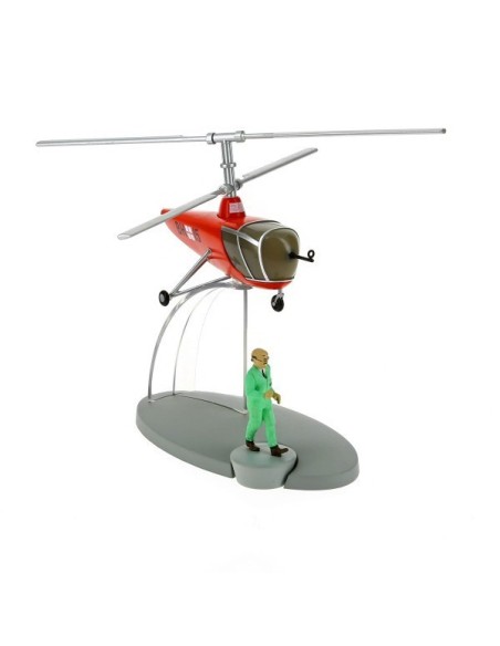 PLANE TINTIN  30- HELICOPTERE ROUGE ( BH15)