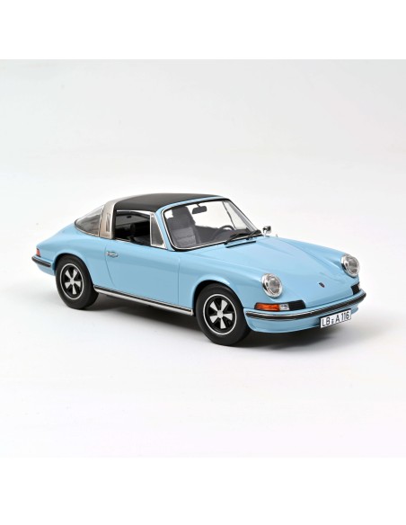 1:18 PORSCHE 911 S TARGA 1973 LIGHT BLUE