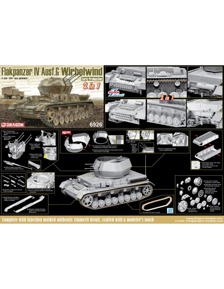 1:35 FLAKPANZER IV AUSF G WIRBELWIND EARLY PROD
