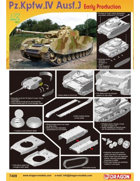 1:72 PZKPFW IV AUSF J EARLY PROD