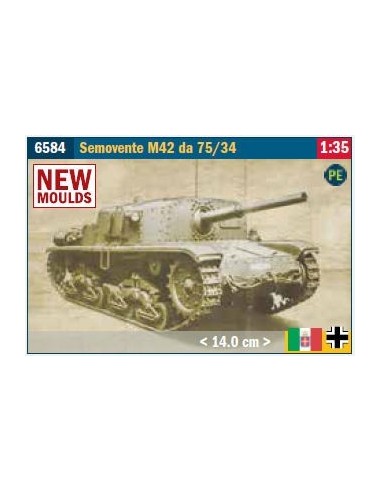 1:35 SEMOVENTE M42 DA 75/34 NEW PARTS OPE SHEET