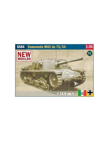 1:35 SEMOVENTE M42 DA 75/34 NEW PARTS OPE SHEET