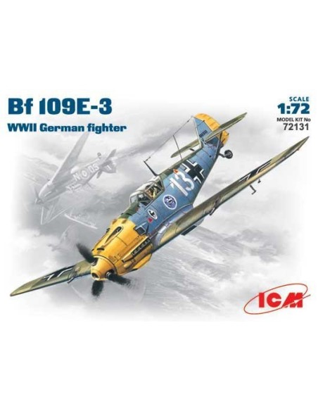 1:72 Messerschmitt Bf 109E-3, WWII German Fighter