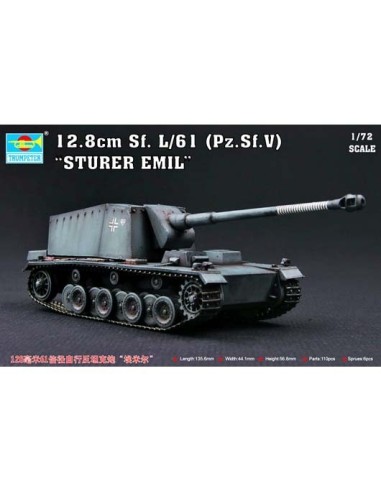 1:72 128mm Sf.L/61Pz.Sf.V “Sturer Emil