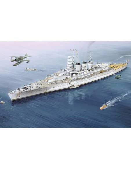 1:700  Italian Navy Battleship RN Vittorio Veneto 