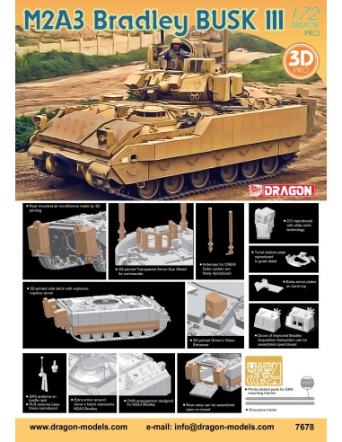 1:72 M2A3 BRADLEY BUSK  III