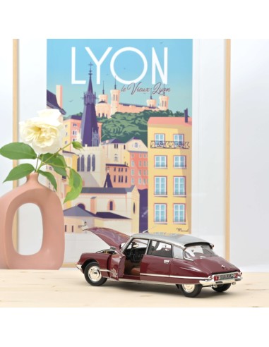 118 CITROEN DS 23 PALLAS 1972 GRENADE RED  GREY