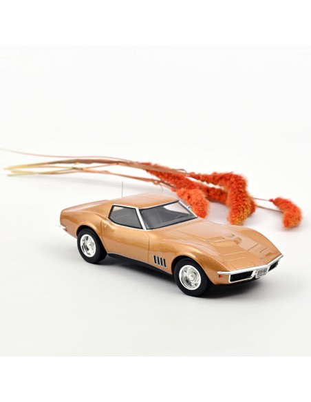 1:18 CHEVROLET CORVETTE COUPÉ 1969-GOLD METALLIC