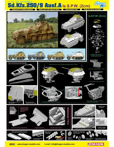 1:35 Sd.Kfz.250/9 Ausf.A  le.S.P.W (2cm)