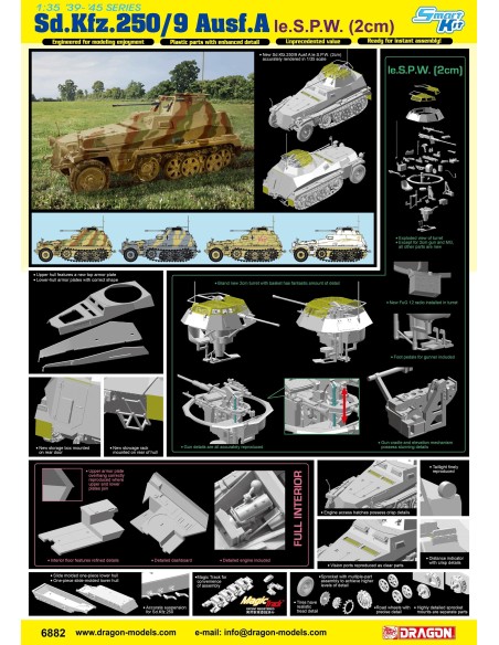 1:35 Sd.Kfz.250/9 Ausf.A  le.S.P.W (2cm)