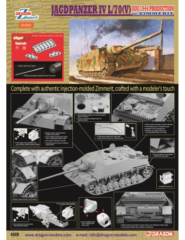 1:35 JAGDPANZER IV L/70V W/ZIMMERIT AUGUST1944