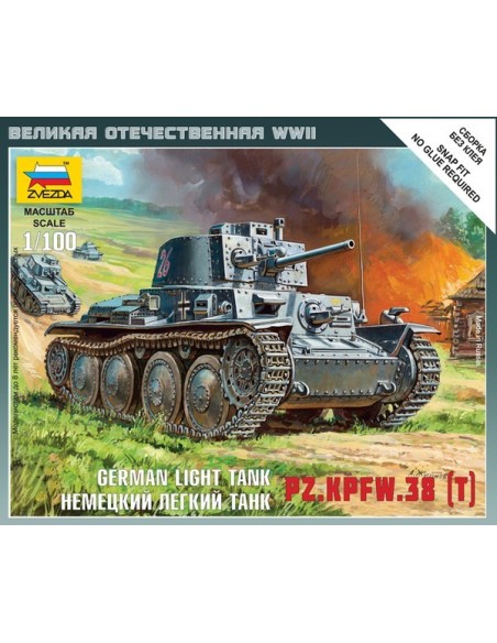 1:100 German 38t Tank