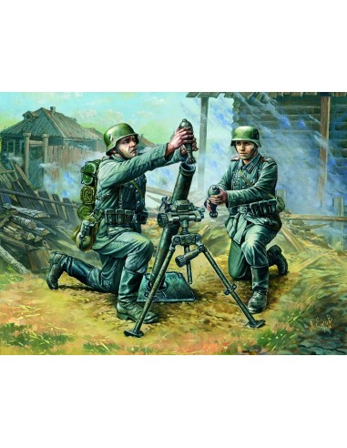 1:72 German 81-mm Mortar with Crew