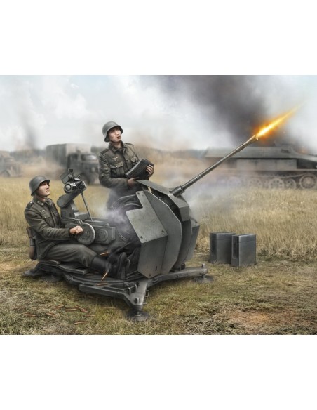 1:72 German Anti-Aircraft Gun with Crew