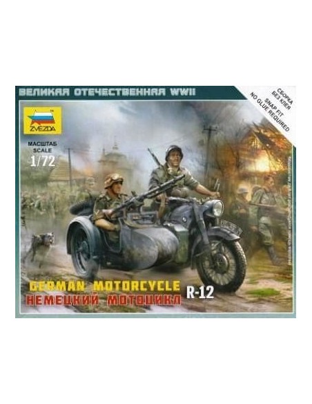 1:72 German Motorcycle R-12