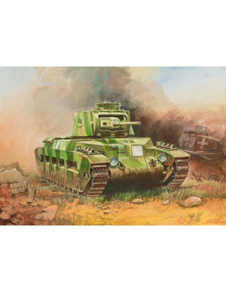 1:100 BRITISH TANK "MATILDA II"