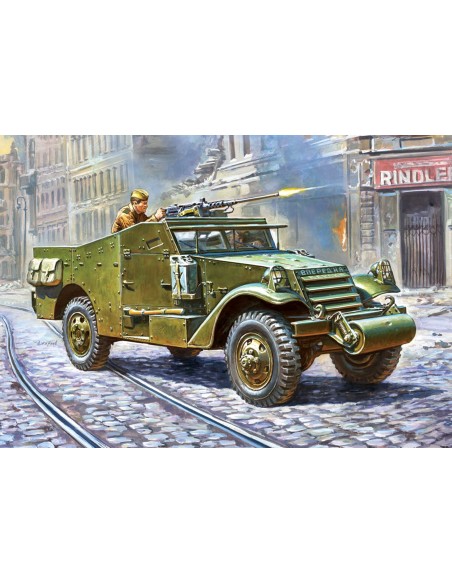 1:100 Soviet M-3 Scout Car with Machine Gun