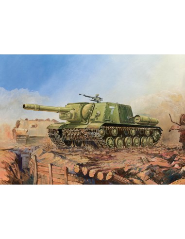 1:100 Soviet self-propelled Gun ISU-152