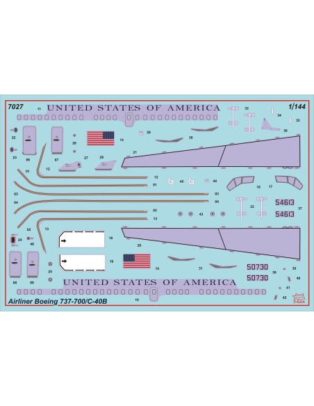 1:144 Boeing 737-700