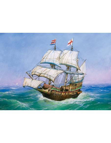 1:350 English Galleon Golden Hind