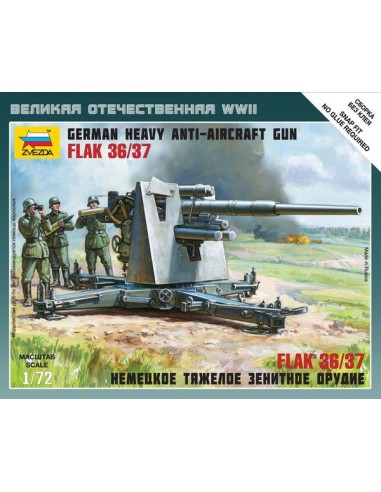 1:72 German 88mm Flak 36/37