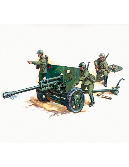 1:72 Soviet Gun ZIS-3 with Crew