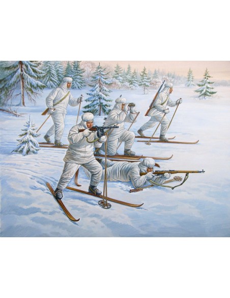 1:72 Soviet Ski Troops WWII