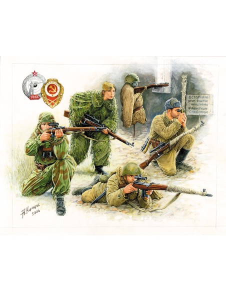 1:72 Soviet Snipers WWII