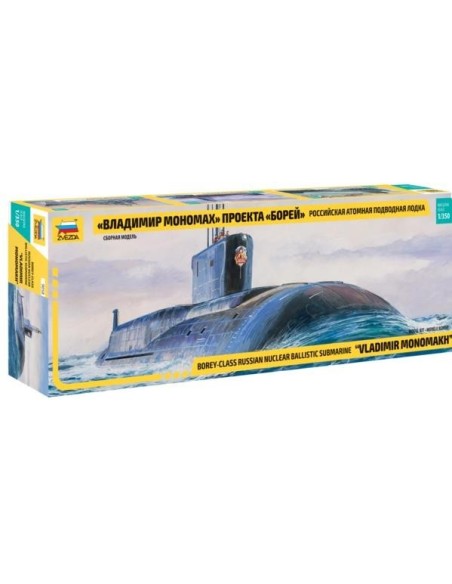 1:350 Borey-Class Russian Nuclear Submarine