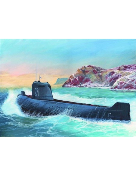 1:350 K-19 Soviet Nuclear Submarine "Hotel"Class