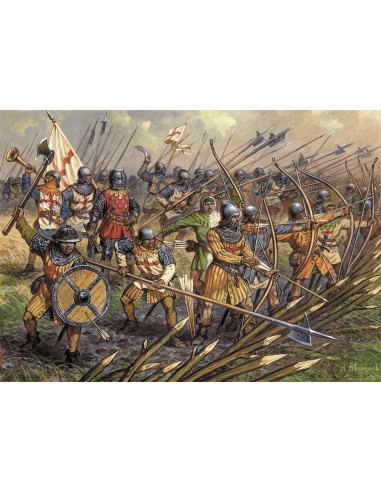 1:72 English Infantry 100 Years War