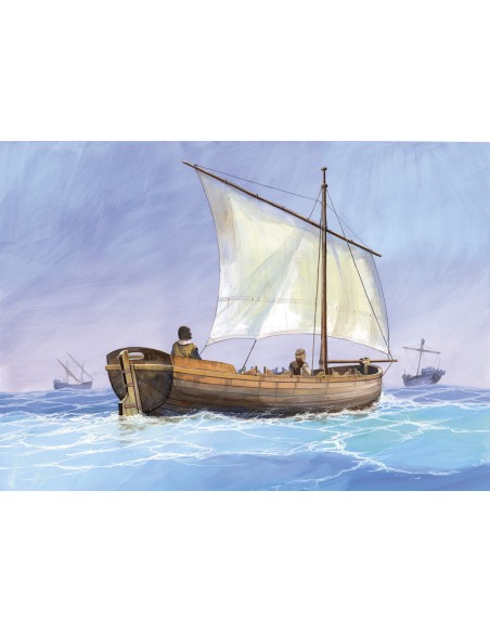 1:72 Medieval Life boat