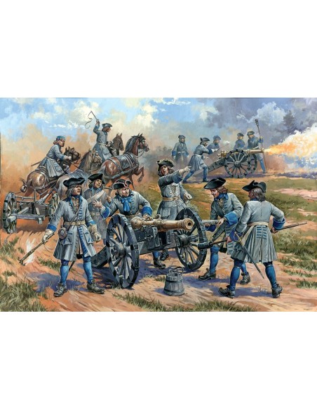 1:72 Swedish Artillery Charles XII