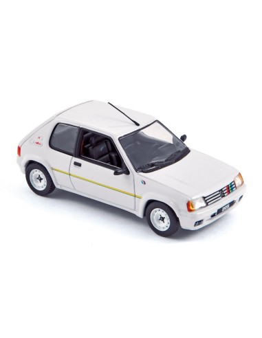 1:43 PEUGEOT 205 RALLYE 1988 -MEJIE WHITE RE-PRO