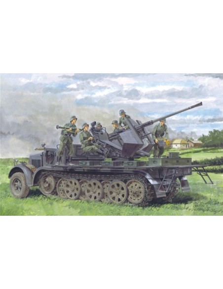 1:35 SDKFZ 7/2 3.7CM FLAK 36