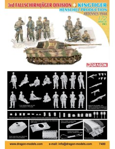 1:72 3RD FALLSCHIRMAJÄGER DIVISION + KINGTIGER