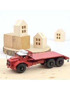 1:43 BERLIET T100 Nº1 1960 RED WITHOUT SIDE PANELS