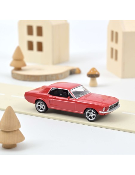 1:43 FORD MUSTANG 1968 RED X4