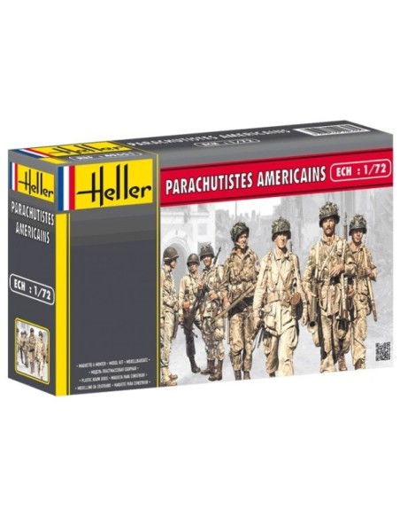 1:72 Fig. Paracaidistas Américanos kit