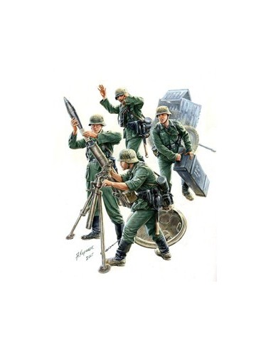 1:35 German 120mm Mortar 42 w/Trailer