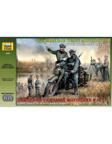 1:35 German WWII single Motorcycle R12